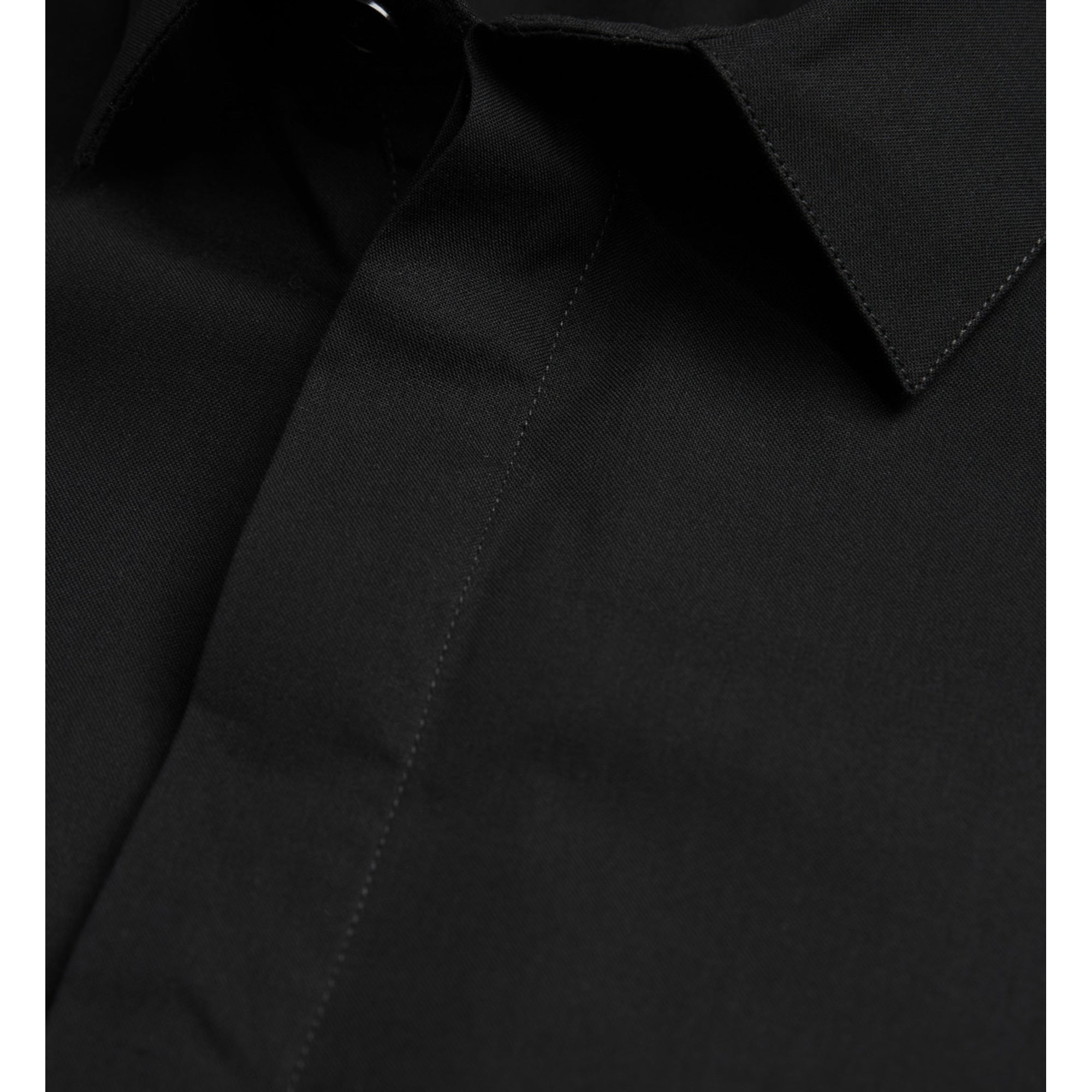 Shirt With Classic Collar | Men | Black