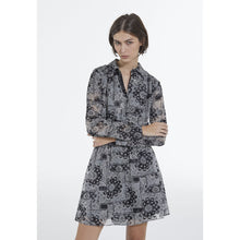 Short Bandana Print Dress | Women | Black