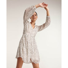 Short White Dress With Polka Dots | Women | Black