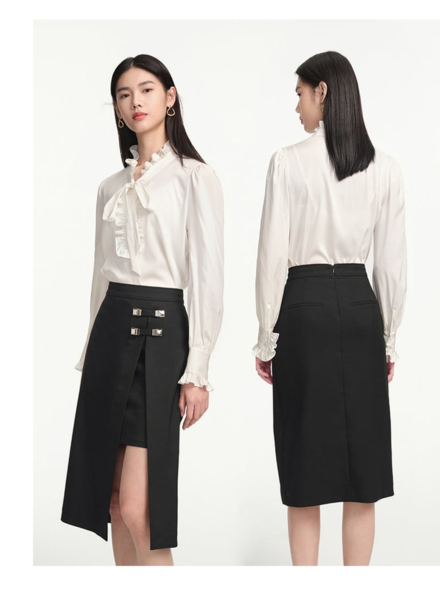 Silk Blouse | White