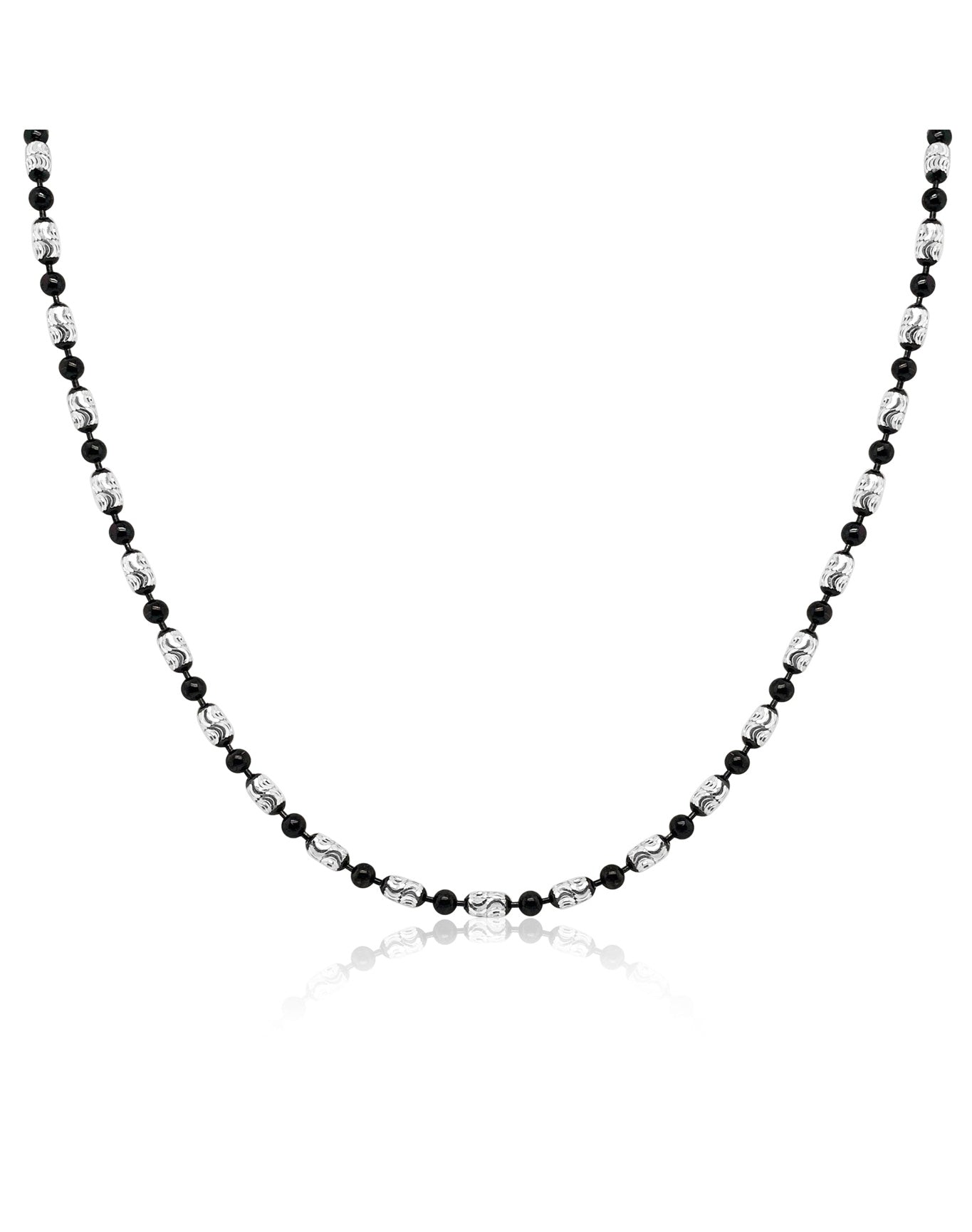 Silver Barrel Chain | Silver