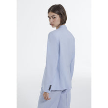 Sky Wool Straight Formal Jacket | Women | Light Blue