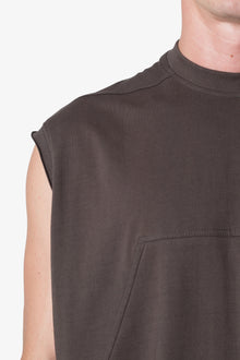 Sleeveless Elongated Tee | Vintage Black