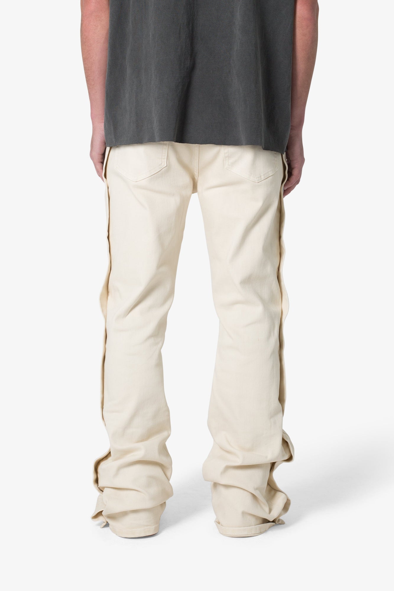 Snap Baggy Flare Denim | Off White
