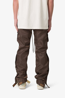 Snap Front Cargo Pants | Brown