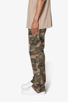 Snap Front Cargo Pants | Camo