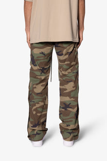 Snap Front Cargo Pants | Camo