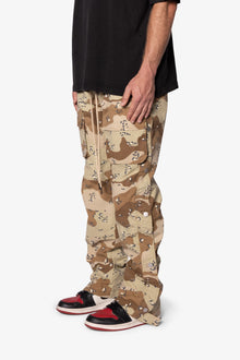 Snap Front Cargo Pants | Desert Camo