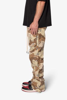 Snap Front Cargo Pants | Desert Camo