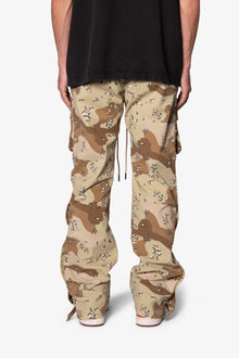 Snap Front Cargo Pants | Desert Camo
