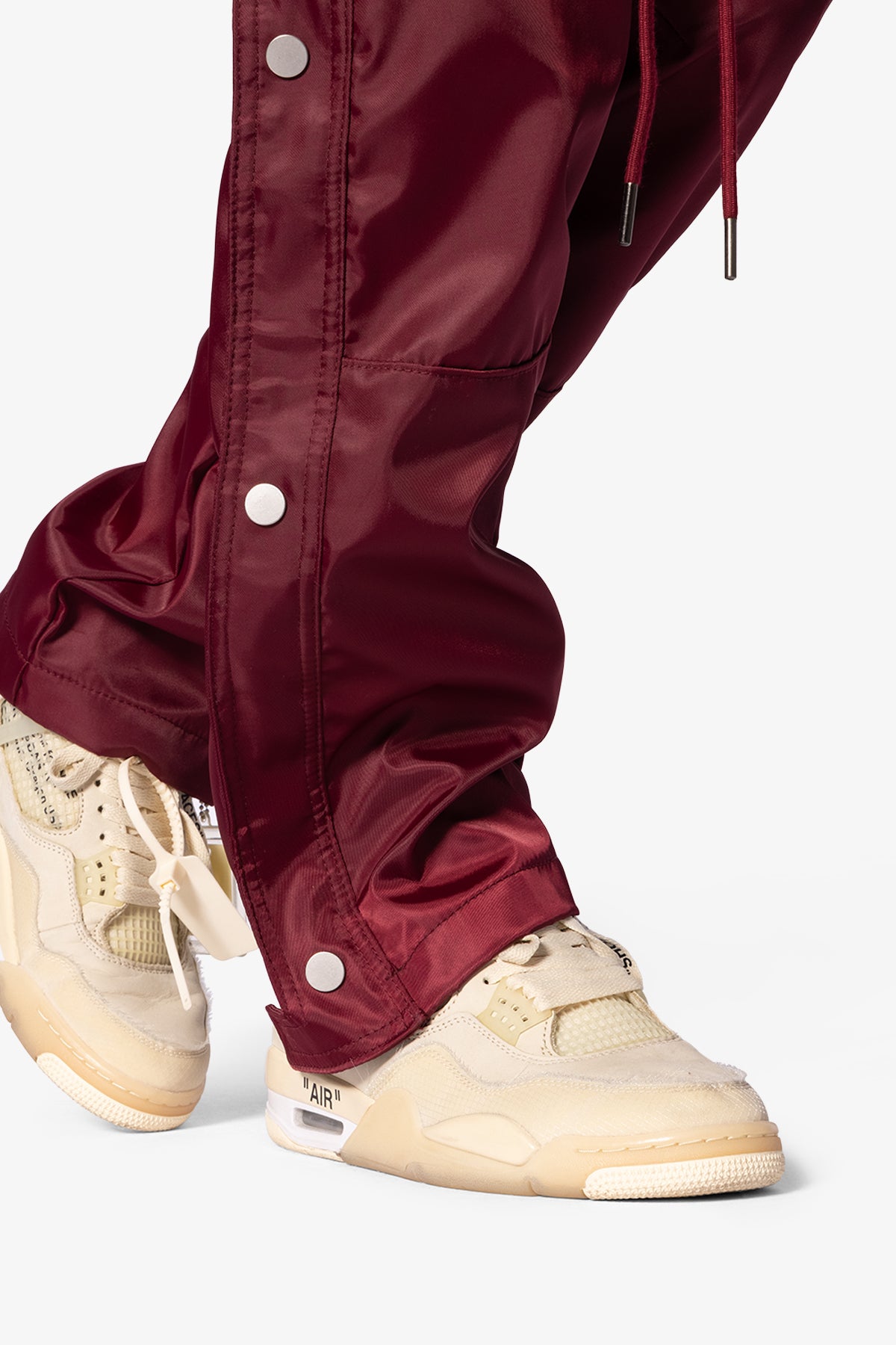 Snap Front Cargo Pants | Red