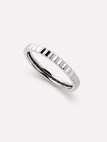 Slim Nova Ring | 10K Solid White Gold