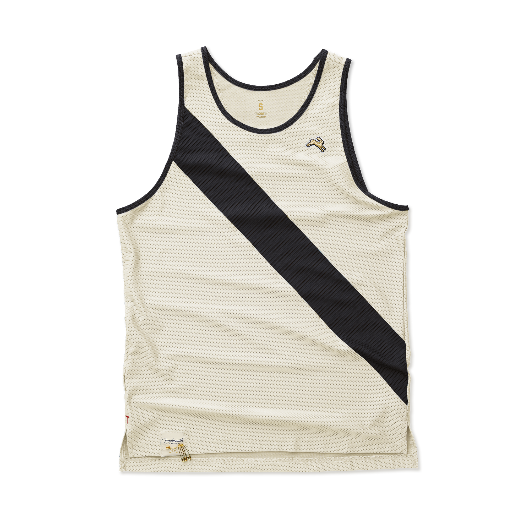 Van Cortlandt Singlet | Ivory/Black/Black - Men