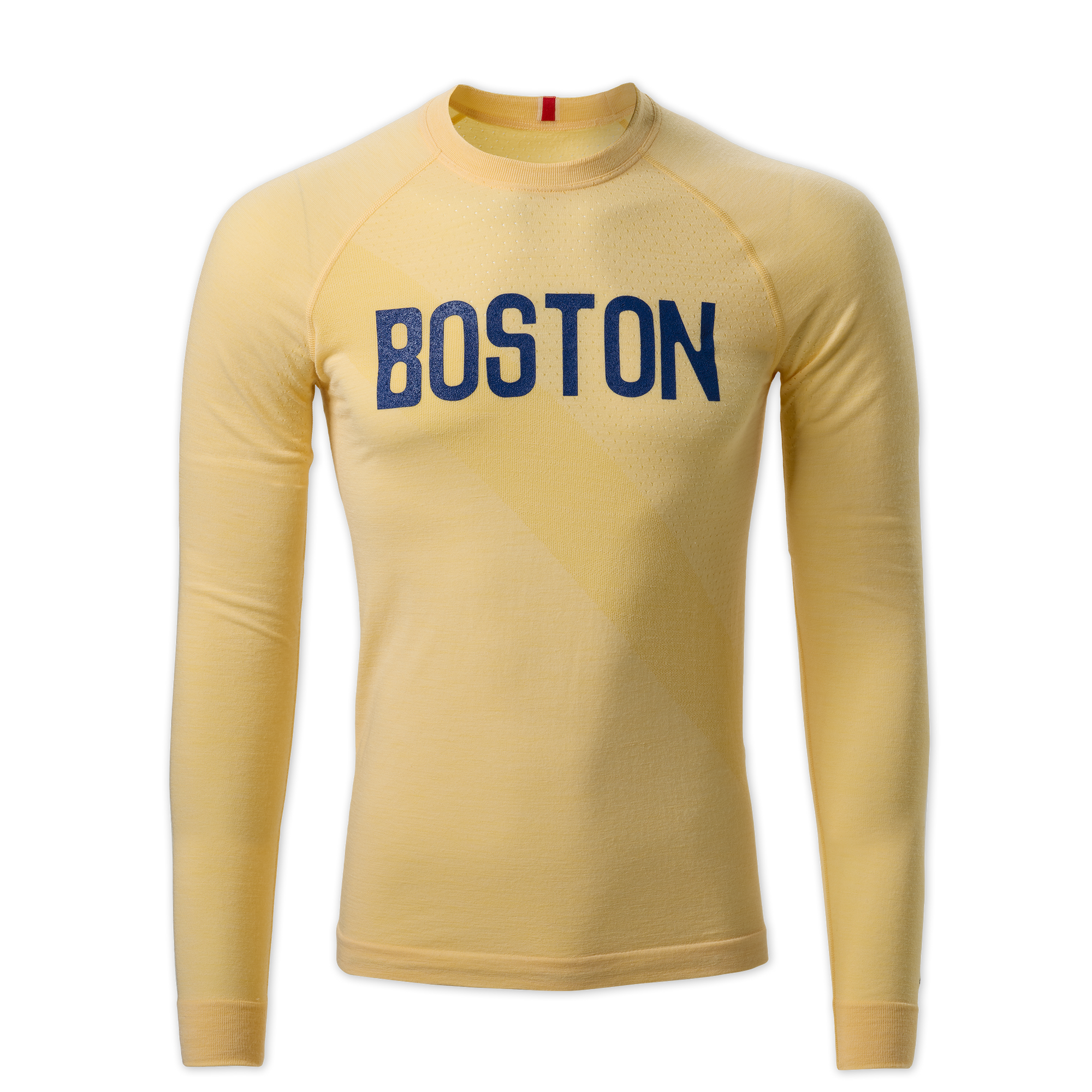 Mens | Brighton Base Layer - Boston | Pale Yellow/Blue