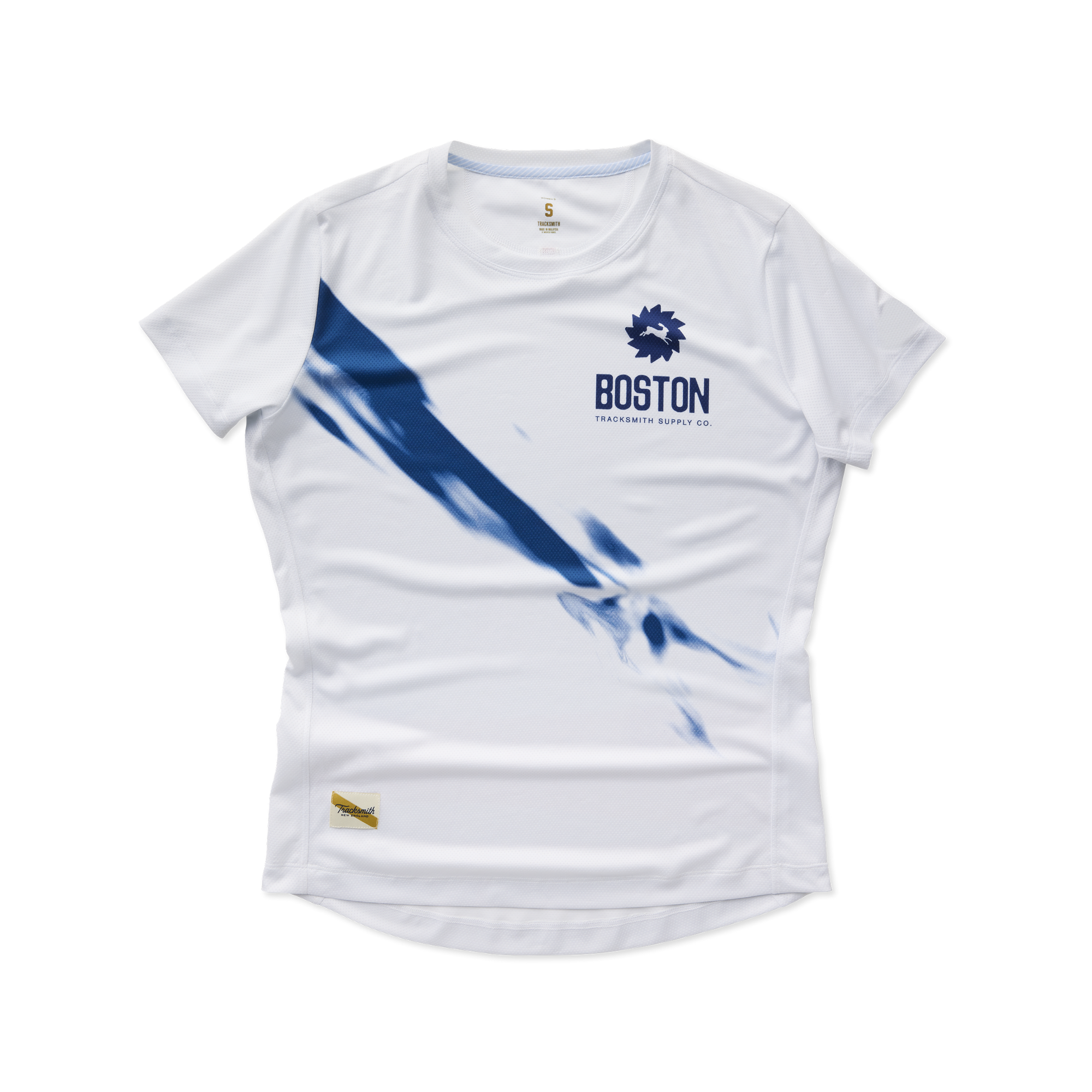 Womens | Boston Tee | White/Blue