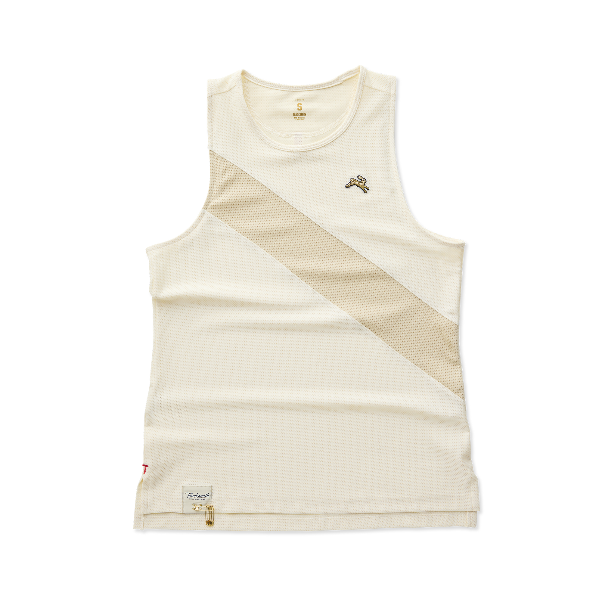 Womens | Van Cortlandt Singlet | Ivory/Brown Rice