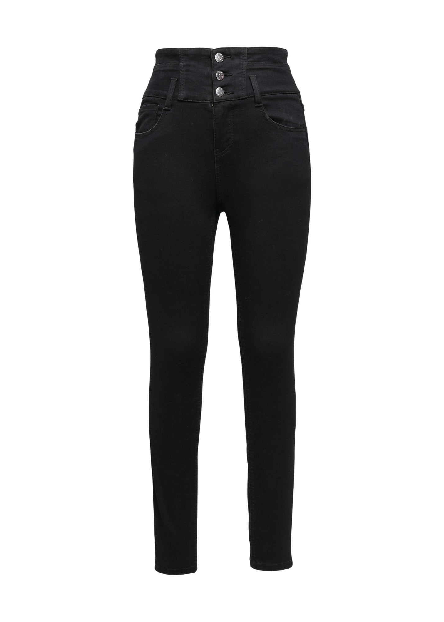 Springy Cropped Jeans | Black