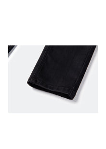 Springy Cropped Jeans | Black