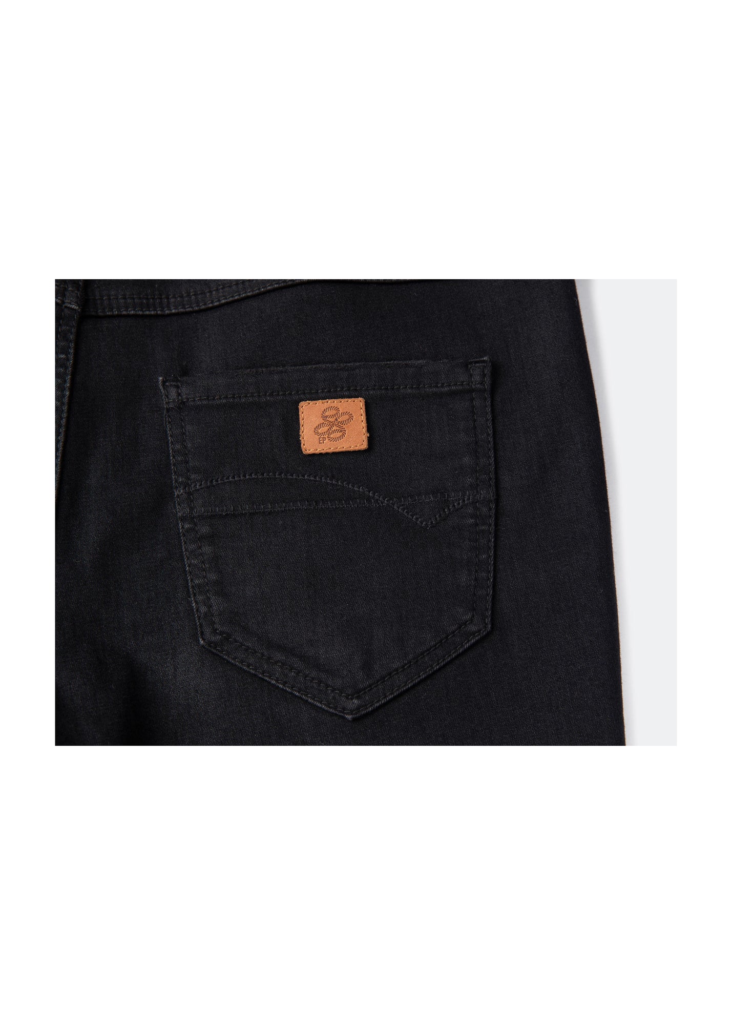 Springy Cropped Jeans | Black