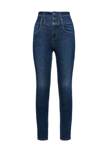 Springy Cropped Jeans | Blue