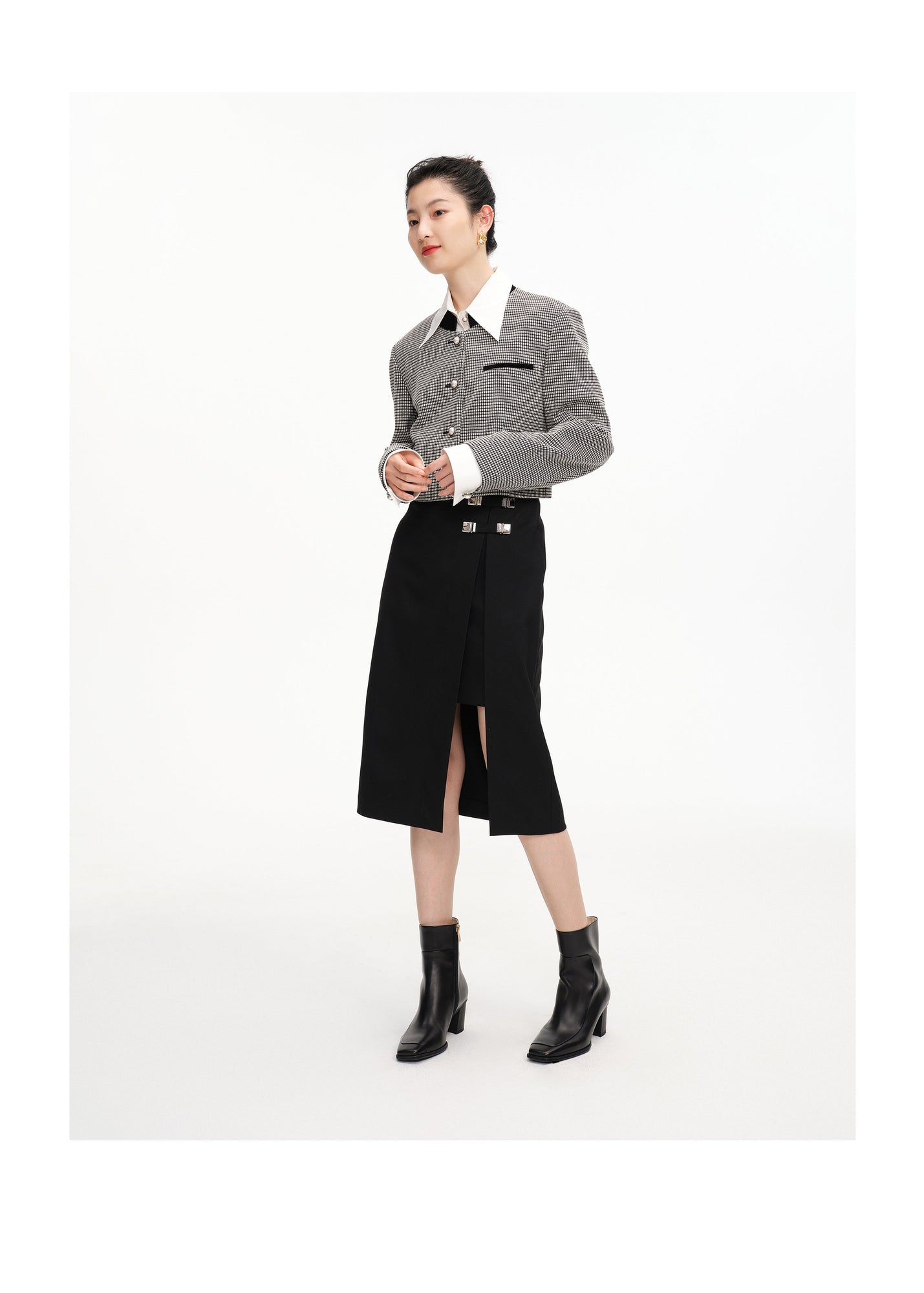 Square Toe Boots | Black