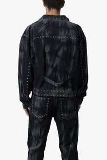 Star Studded Jacket | Washed Black