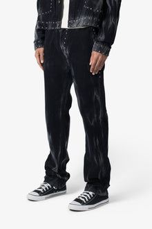 Star Studded Pants | Washed Black