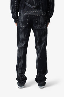 Star Studded Pants | Washed Black