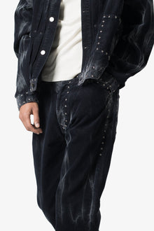 Star Studded Pants | Washed Black