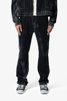 Star Studded Pants | Washed Black