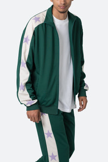 Star Track Jacket | Green