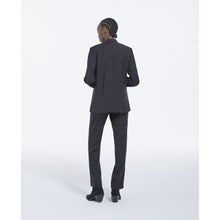 Straight Tailored Wool Jacket | Women | Black