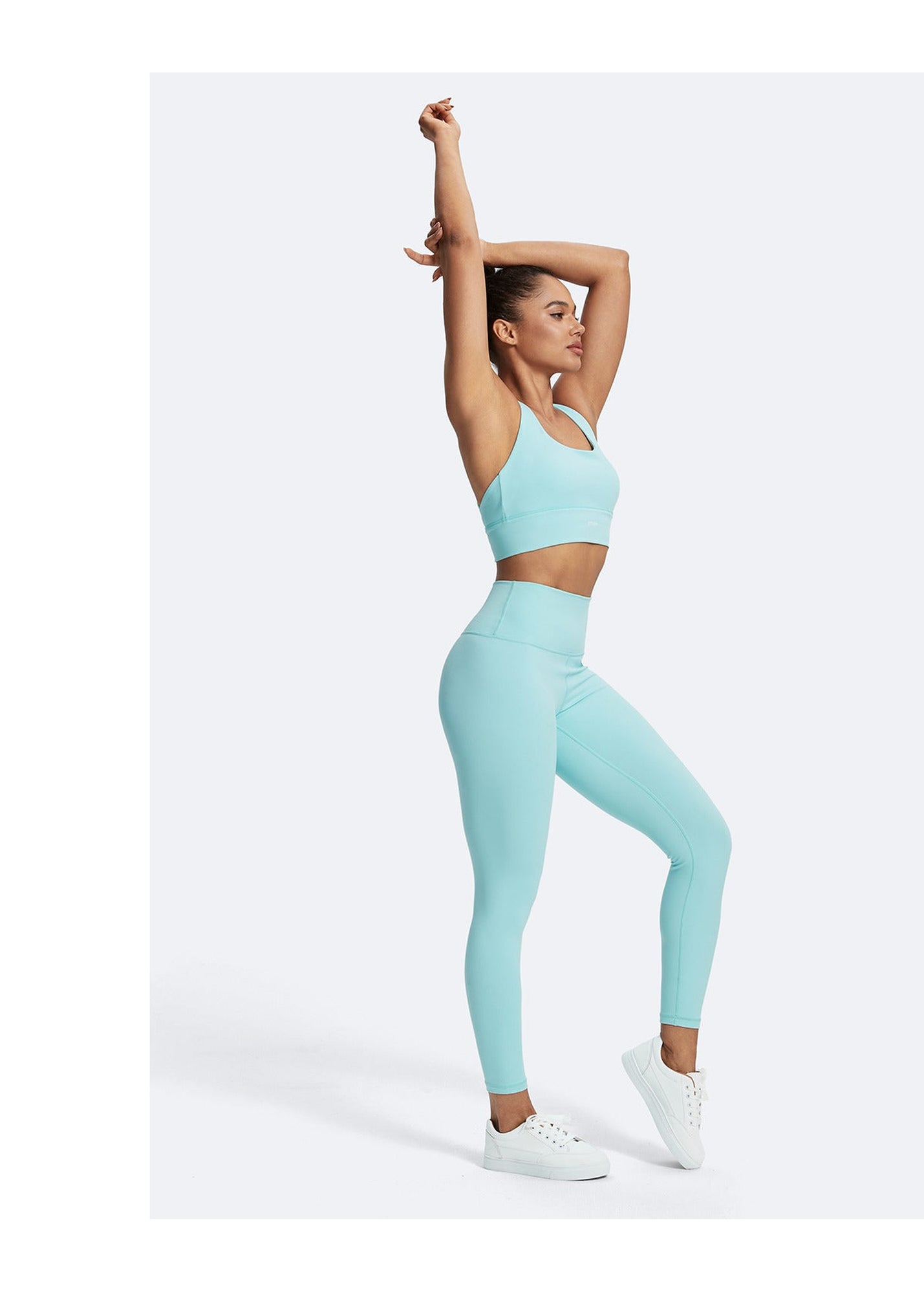 Straps and Support Bra | Arctic Blue