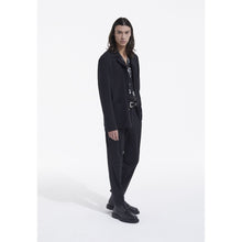 Summer Wool Suit Jacket | Men | Black