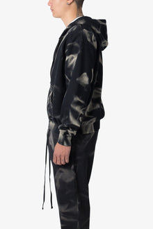 Sun Burned Zip Up Hoodie | Washed Black