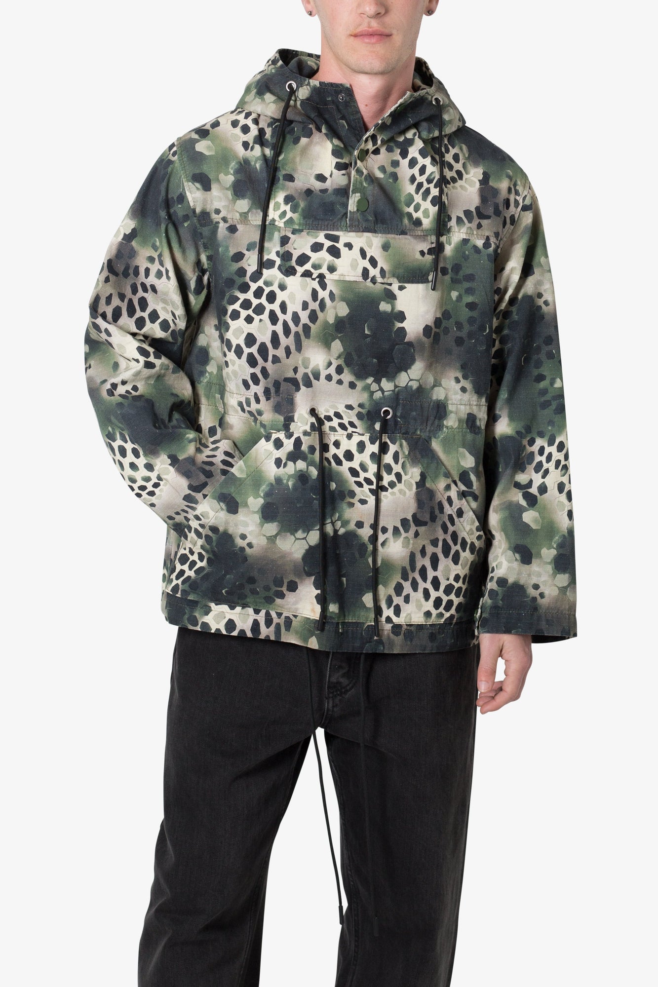 Swamp Camo Anorak Jacket | Green