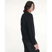 Sweater In Wool Blend With Detail | Men | Black