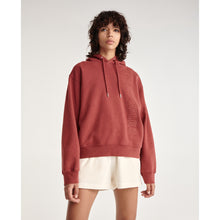 Sweatshirt Fleece With Silver Logo | Women | Burgundy