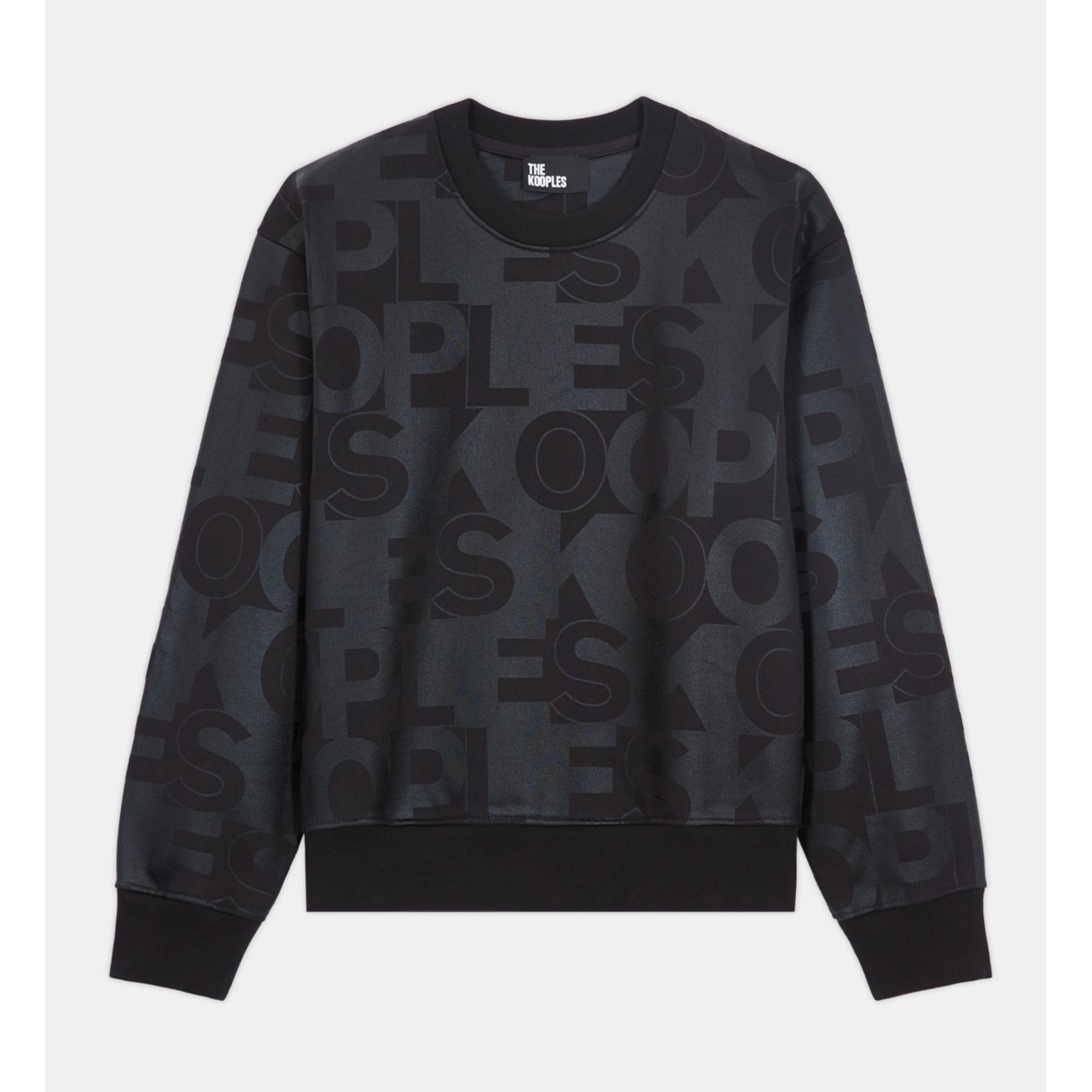 Sweatshirt With The Kooples Logo | Women | Black