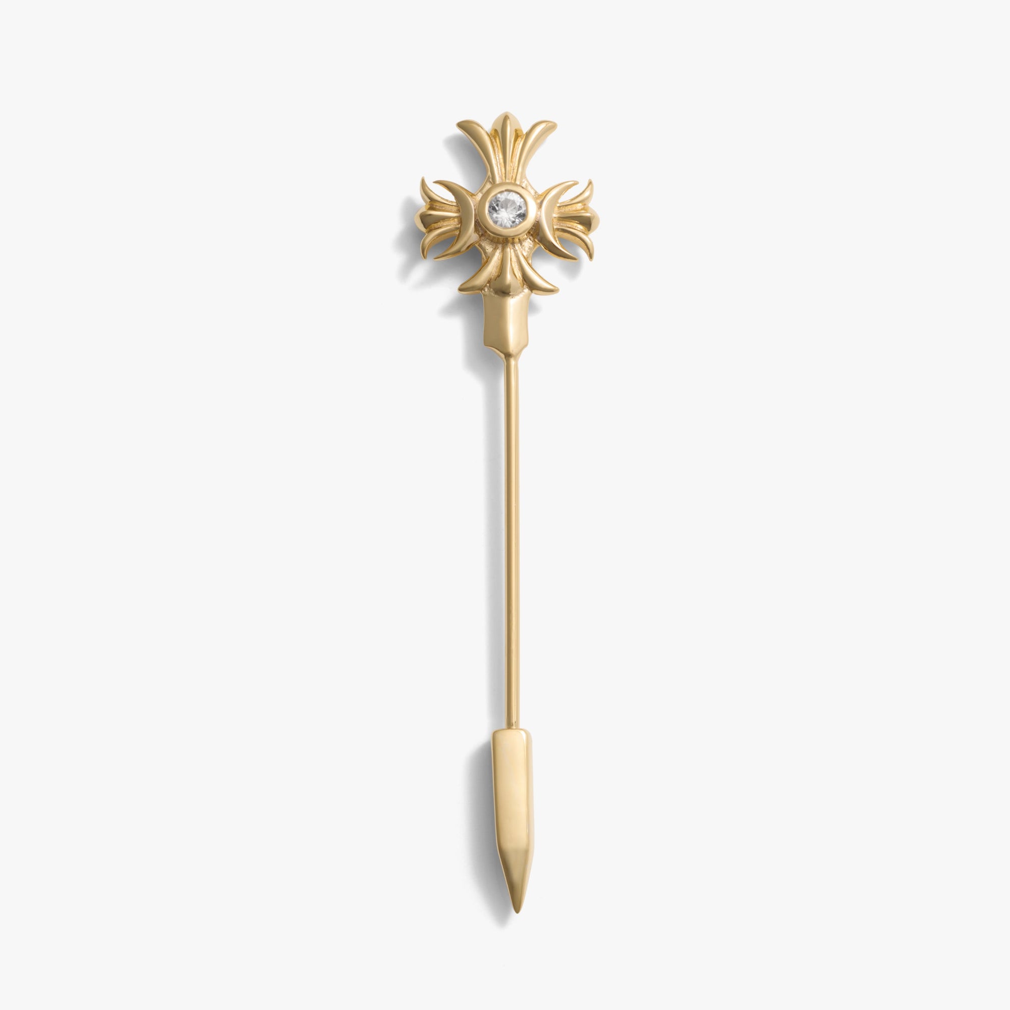Awe Inspired  Accessories Sapphire Triple Moon Dagger Brooch