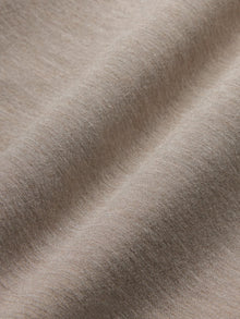 Tapered Leg Jogger in Interlock | Taupe Heather