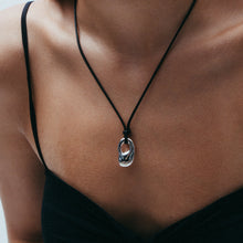 The Isa Cord Pendant Necklace | Sterling Silver