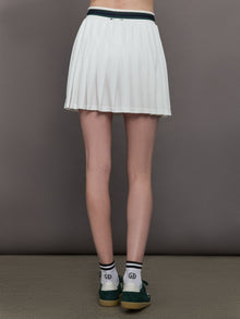 Laver Cadiz Pleated Skirt | White