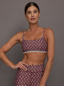 Firefly Hutton Scoop Bra | Floral