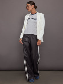 Vegan Leather Twilight Pant | Brown