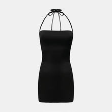 OW Collection TIE High Slit Top Account 002 - Black Caviar