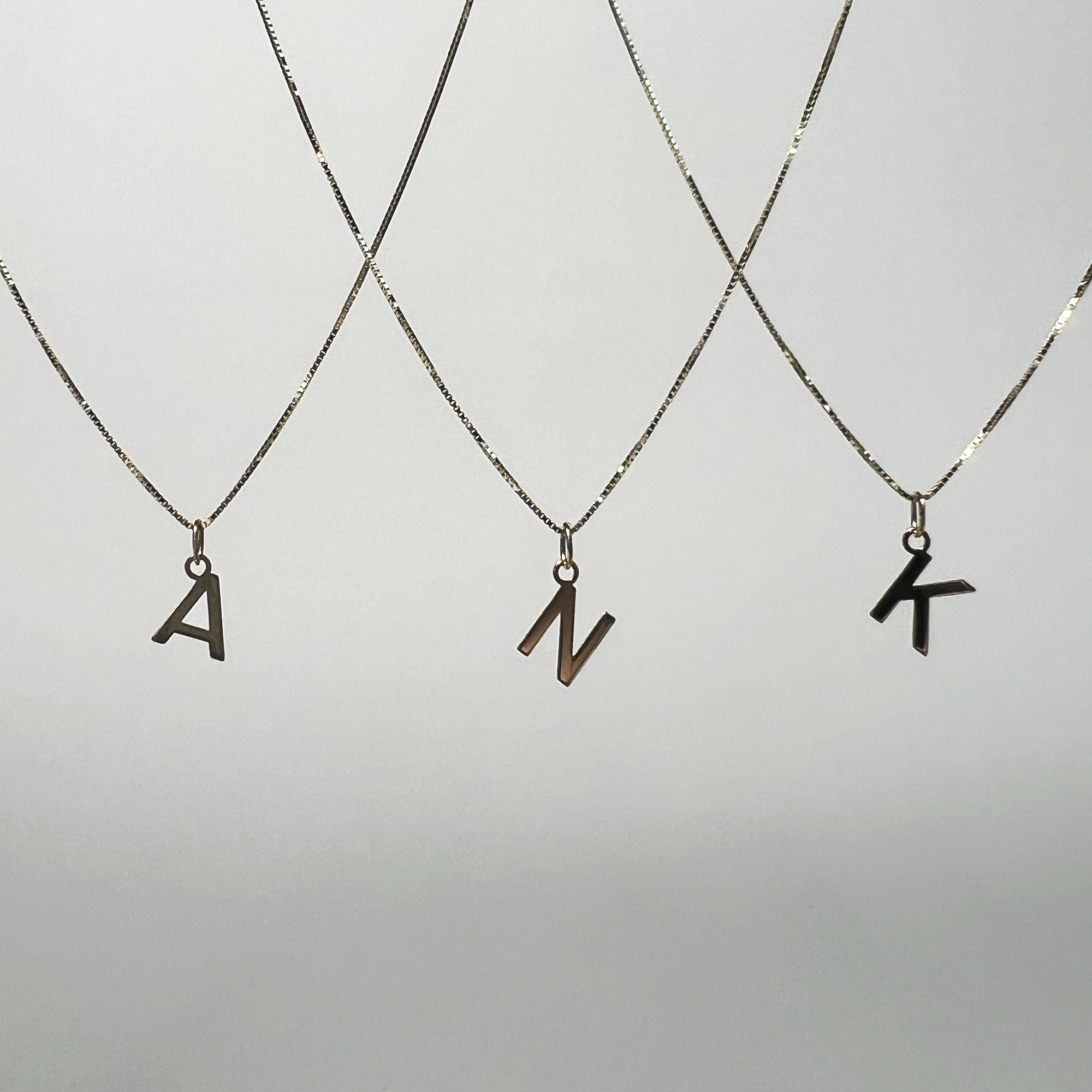 Good Girl Initial Necklace | 10K Yellow Gold