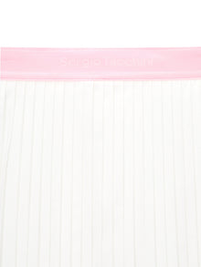 Women | Essential Woven Pleats Skirt | Off White