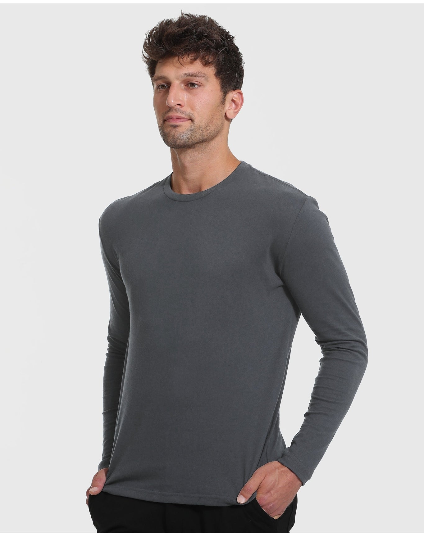 Tall Long Sleeve T-Shirt | Carbon