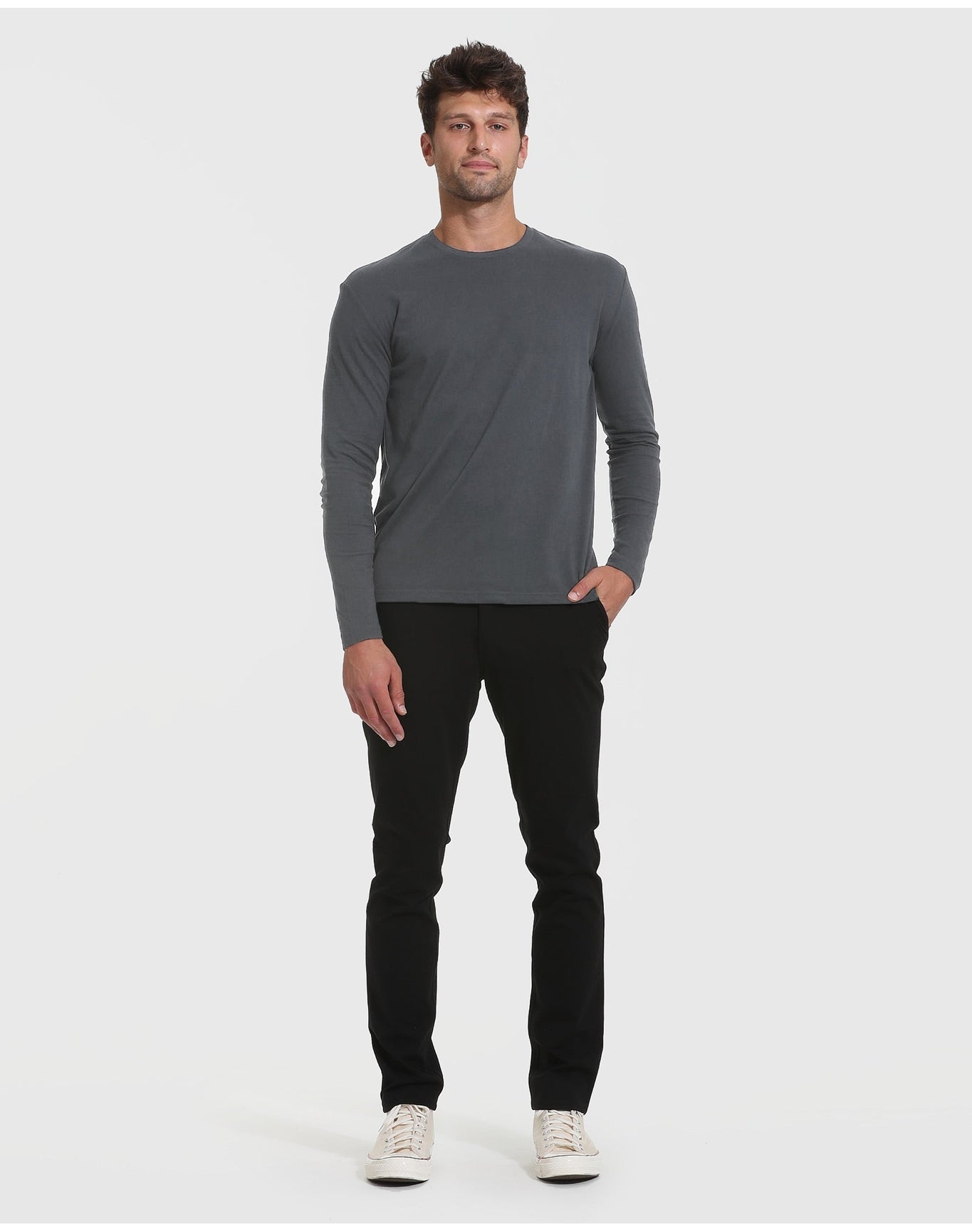 Tall Long Sleeve T-Shirt | Carbon